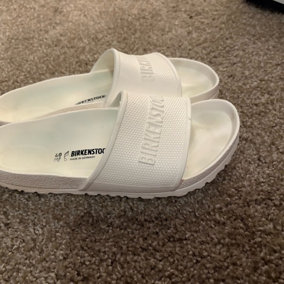 Birkenstock Barbados Eva White Mules - Picture 3 of 5